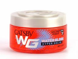 Gatsby Water Gloss Hair Gel 150g Hyper Solid Level 7 Holding Power - Wet Look, Shine Effect, Non Sticky, Easy Wash Off - Image 2